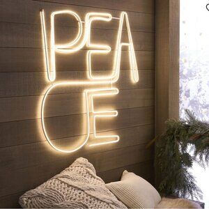 Pottery Barn "Peace" wall art.  Original box - never used.